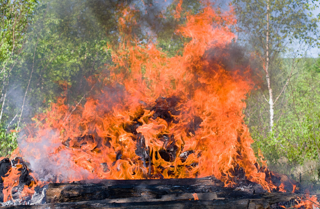 burn ban for hunter kansas